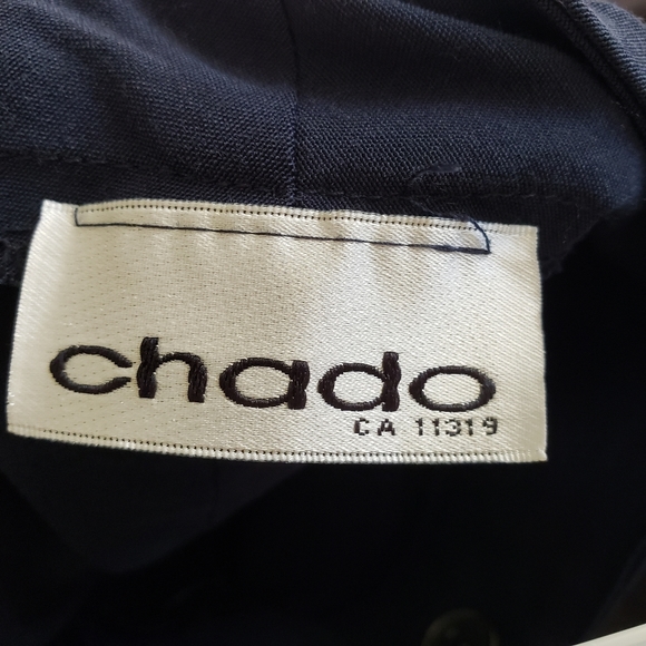 Chado Y2K Navy Mini Skirt Size S - Picture 4 of 5